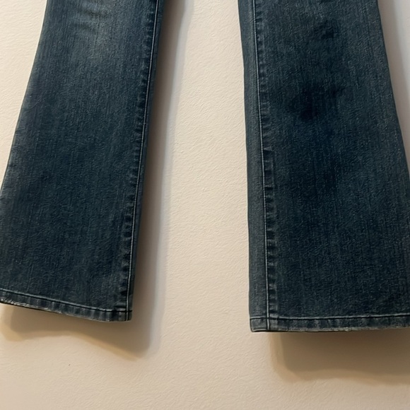 Michael Kors Blue Jeans size 8 flared leg silver tag retro - Picture 6 of 14